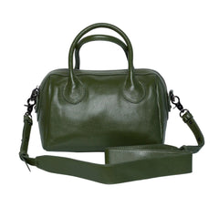 Italy Grain Leather Boston Bag, Minimalist Leather Shoulder Bag, Lady Fashion Crossbody Bag, Everyday Designer Bag, Small Boston Purse