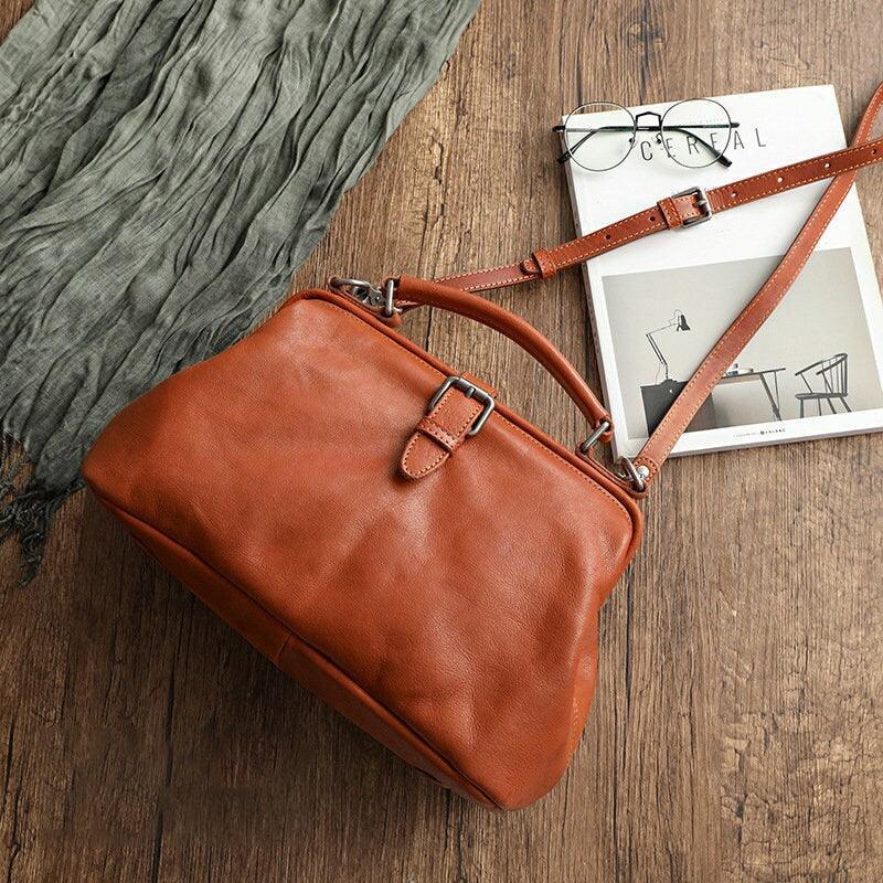 Italy Leather Doctor Bag, women Medical bag, Women's Large Medical Bag,Leather Medical Bag, Large Doctors Bag, Top Handle Bag, Gift for Her