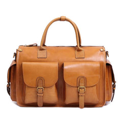 Large Cowhide Leather Boston Bag, Weekender Travel Bag, Leather Duffle, Leather Luggage Carry on Baggage,  Gym Bag Women/Men Bag