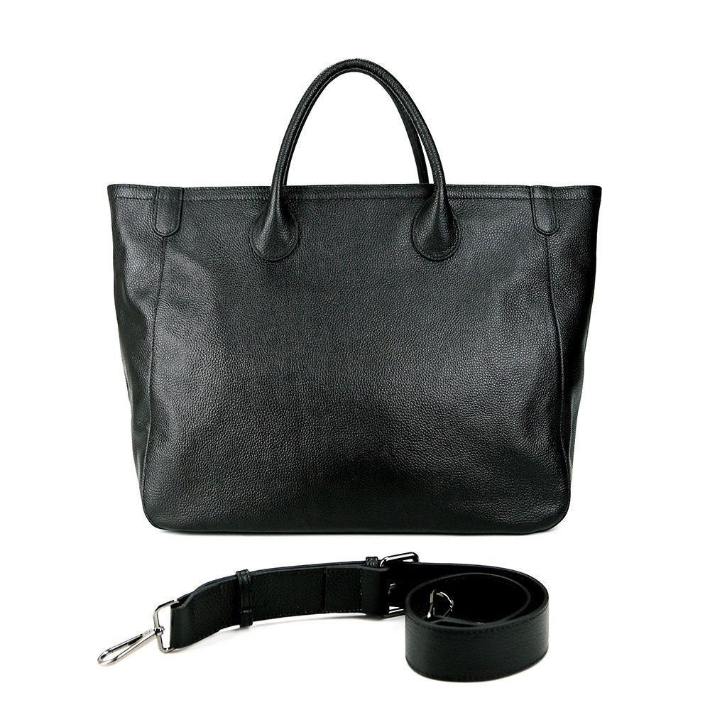 Large Leather Tote Bag, Cowhide Leather Shoulder Bag, Lady Fashion Bag, Traveling Bag, Lady Weekend Bag, Christmas Gift For Her