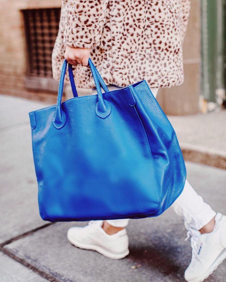 Large Leather Tote Bag, Cowhide Leather Shoulder Bag, Lady Fashion Bag, Traveling Bag, Lady Weekend Bag, Christmas Gift For Her