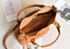 Large Leather Tote Bag | Full Grain Leather Handbag Briefcase | Handcrafted British Shoulder Bag Crossbody Bag - Alexel Crafts