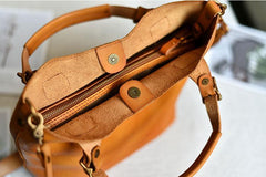 Large Leather Tote Bag | Full Grain Leather Handbag Briefcase | Handcrafted British Shoulder Bag Crossbody Bag - Alexel Crafts