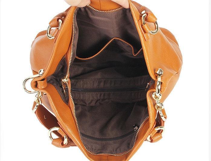 Large Leather Tote Bag | Leather Shoulder Bag | Soft Leather Handbag | Spacious and Durable | Black Brown Tote | Birthday Gift