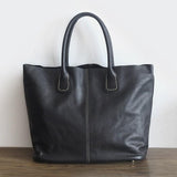 LARGE TOTE Bag, Black OVERSIZE Shopper Bag, Full Grain Leather Shopper, Shopping Bag, Xxl Purse, Everyday Tote, Soft Leather Big Tote