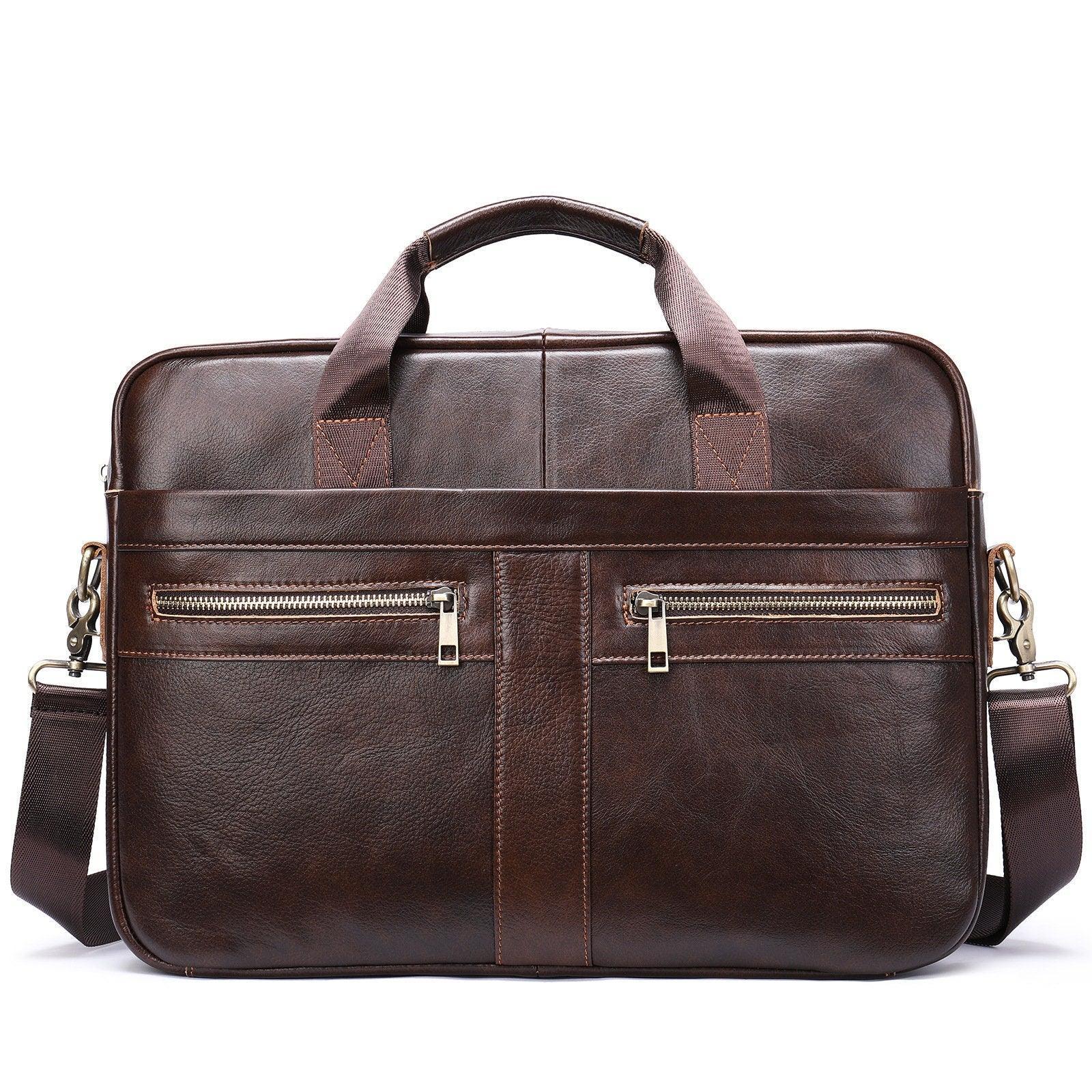Leather shoulder Bag, Laptop bag, Leather suitcase, Everyday unisex college Office Bag, women and men handbag, available in 3 colours !