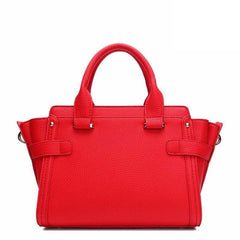 Minimalist European American Popular Style Shoulder Bag, Red Daily Bag, Black High Quality Leather Handbag, Lady Fashion Leather Bag