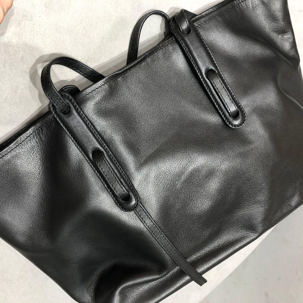 Minimalist Everyday Leather Tote Bag, Large Leather Tote Bag For Women, Tote Leather Bag, Leather Bag, Shoulder Tote Bag, Gift for Her