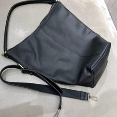 Oversized bag Large leather tote bag, Every Day Bag, Women leather bag Slouchy Crossbody Bag, Black Handbag for Women Soft Leather Bag