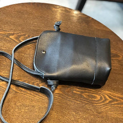 Small Genuine Leather Shoulder Bag, Small Crossbody Bag, Tanned Leather Bag, Cellphone Bag, Soft Leather Purse, RETRO DESIGN